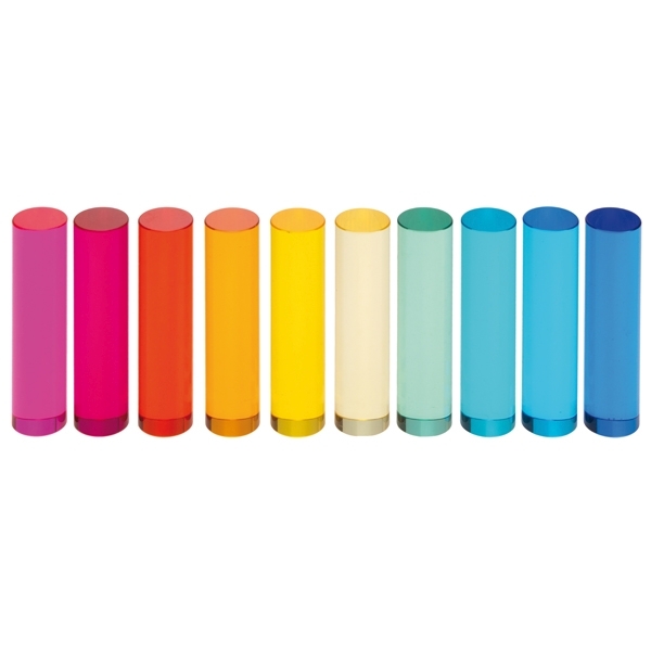 Acryl-Zylinder, 10-teilig, Höhe 10 cm