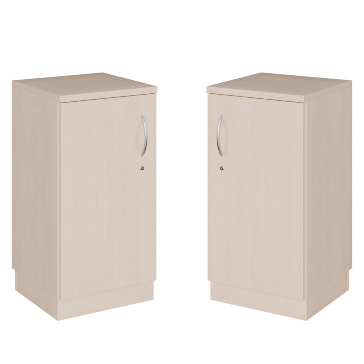 Aktenschrank mit einer Tür, 2 Ordnerhöhen, Höhe 82 cm Aktenschrank mit einer Tür, 2 Ordnerhöhen, Höhe 82 cm