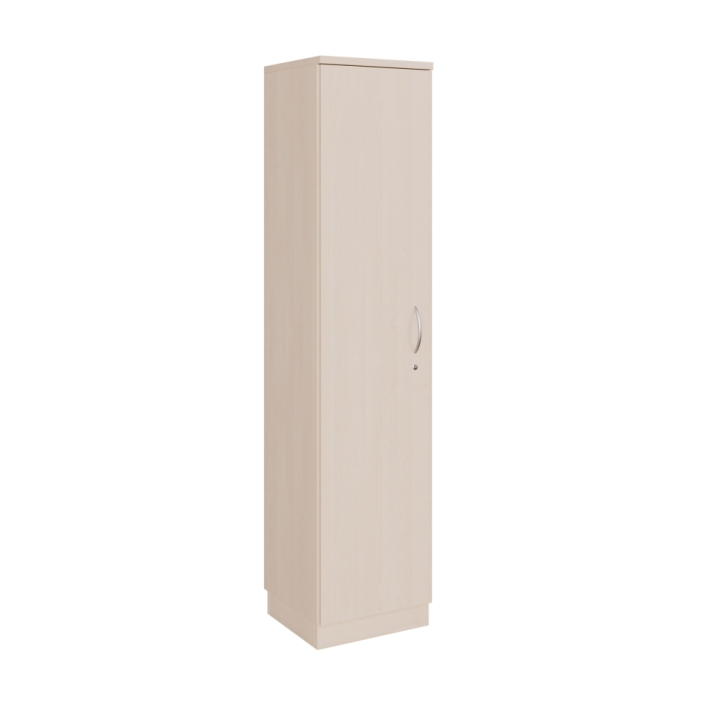 Aktenschrank mit einer Tür, 5 Ordnerhöhen, Höhe 190 cm, B/T 43 x 42 cm, rechts