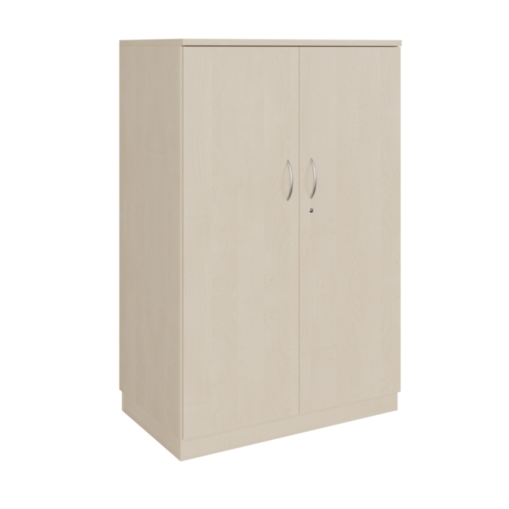 Aktenschrank mit zwei Türen, 4 Ordnerhöhen, Höhe 154 cm, B/T 100 x 42 cm