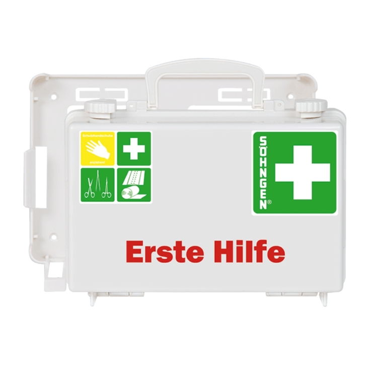 Erste-Hilfe-Koffer QUICK-CD Norm, weiß, (HxBxL) 26 x 17 x 11 cm Erste-Hilfe-Koffer QUICK-CD Norm, weiß, (HxBxL) 26 x 17 x 11 cm