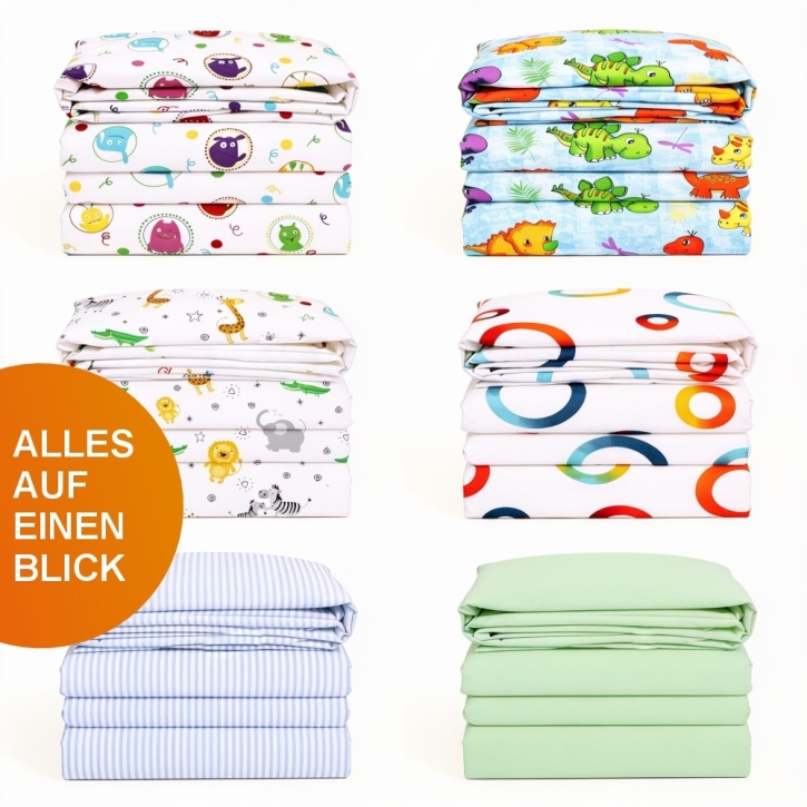 Bettwäsche-Ausführungen auf einen Blick Bettwäsche-Ausführungen auf einen Blick
