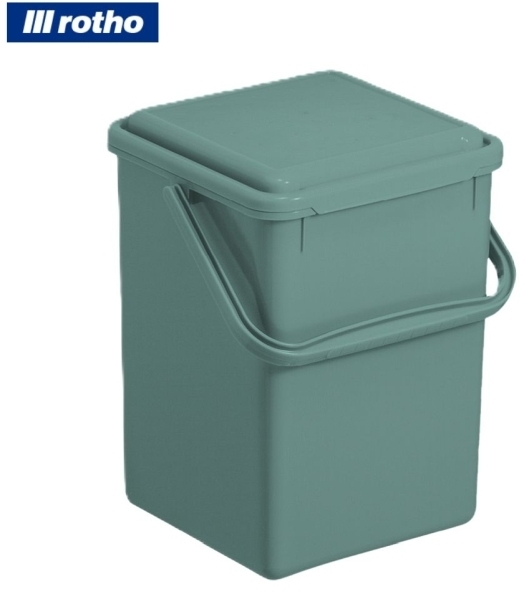 Bioeimer, 8 Liter, L/B/H 23 x 22,5 x 27,5 cm, Mistletoe Grün