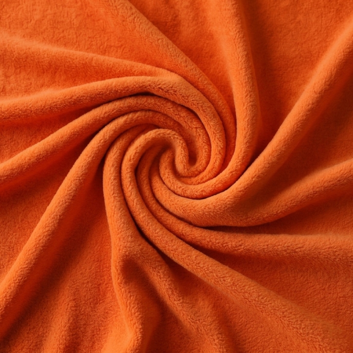 Kuscheldecke, Microfaser-Fleece, 75 x 100 cm, terra