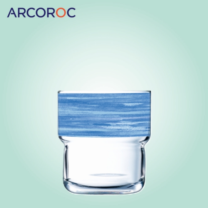 "Brush Log" Stapelbecher 0,22 Liter, Blau