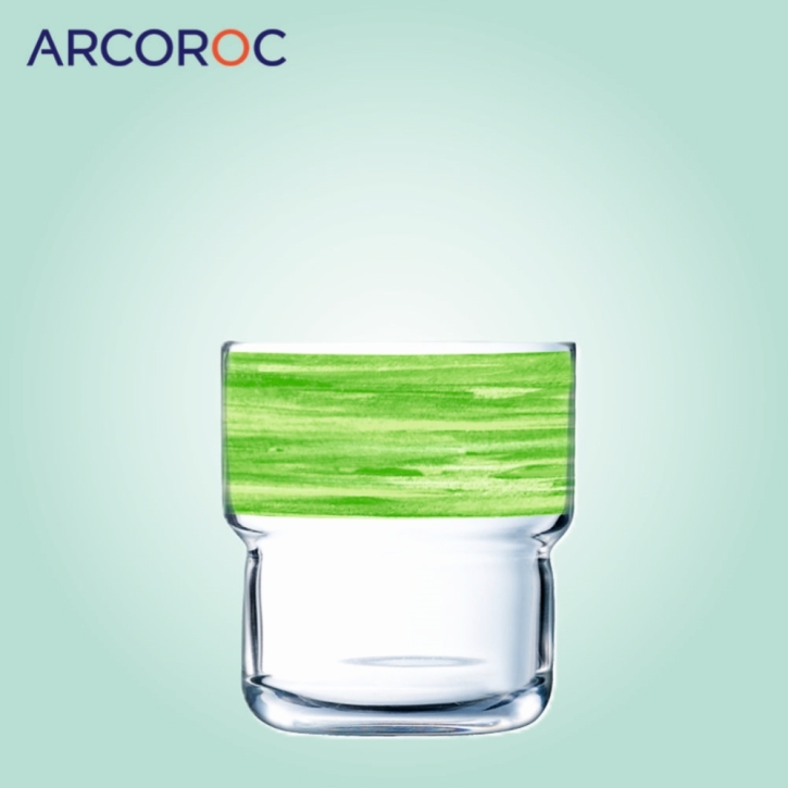 "Brush Log" Stapelbecher 0,22 Liter, Grün