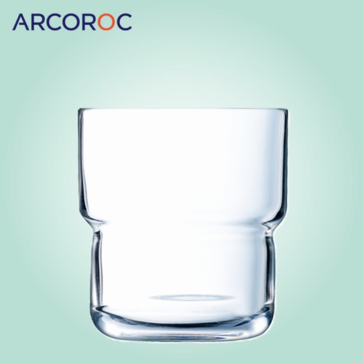 Brush Log TRANSPARENT - Stapelglas 0,27 Liter, Ø 77 × H 93 mm