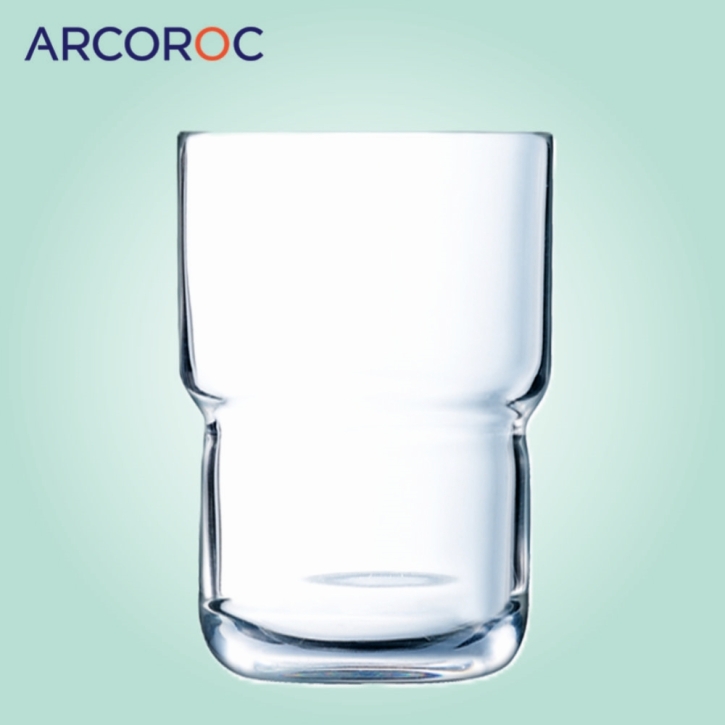 Brush Log TRANSPARENT - Stapelglas 0,32 Liter, Ø 70 × H 120 mm