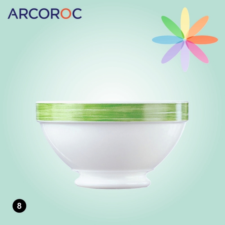 Brush - Suppenschale auf Fuß 0,51 Liter, stapelbar, Ø 132 × H 74 mm