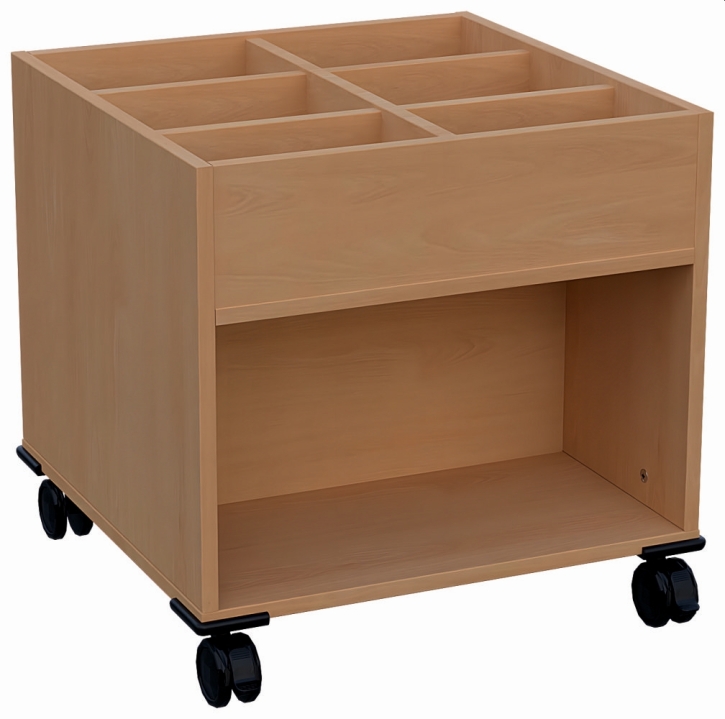 Bücherwagen, B/H/T 60 x 59,4 x 60 cm