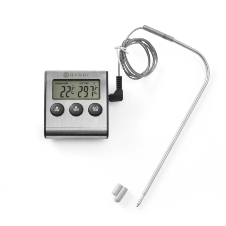 Digital-Thermometer mit Timerfunktion, Temperaturbereich von – 50 ºC bis 250 ºC