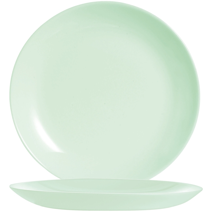 Dessert-/Frühstücksteller Ø 19 cm, Höhe 2,0 cm, PASTELGRÜN