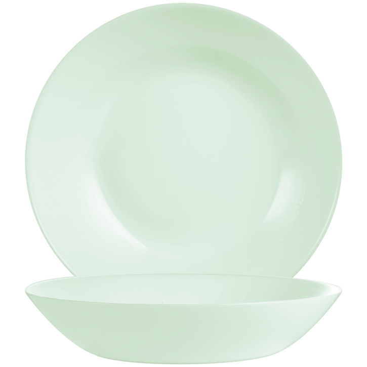 Teller tief Ø 20 cm, Höhe 4,0 cm, 0,78 Liter, PASTELLGRÜN