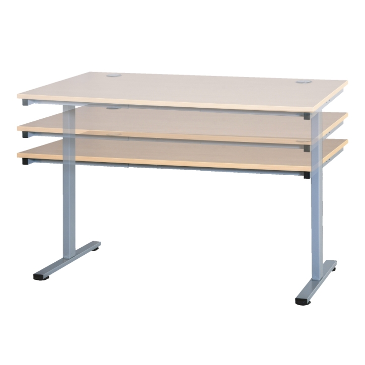 elektrisch höhenverstellbarer Schreibtisch, höhenverstellbar 72 – 121,5 cm, in verschiedenen Größen elektrisch höhenverstellbarer Schreibtisch, höhenverstellbar 72 – 121,5 cm, in verschiedenen Größen