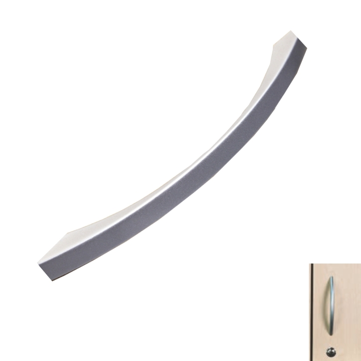 einfaches Schloss mit 1 Bogengriff für Schränke EVO180 mit einer Tür