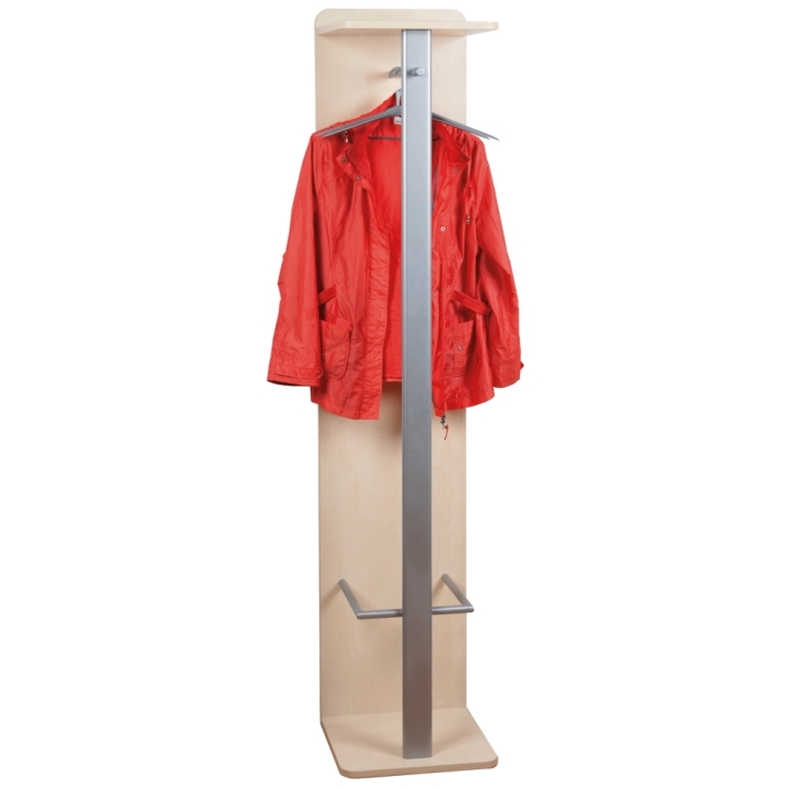 Wandgarderobe mit Kleiderstange und integriertem Schirmständer, 40 x 190 x 40 cm Wandgarderobe mit Kleiderstange und integriertem Schirmständer, 40 x 190 x 40 cm
