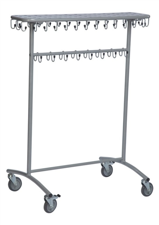 Garderobenwagen mit 46 Haken, 97,5 x 121,5 x 59,2 cm