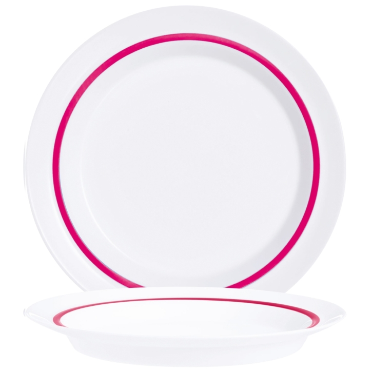 Autonomy Teller flach Ø 230 x 27 mm, Farbe Rot