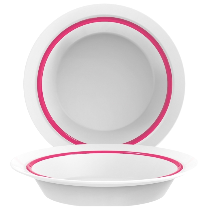 Autonomy Teller tief Ø 230 x 40 mm, Farbe Rot