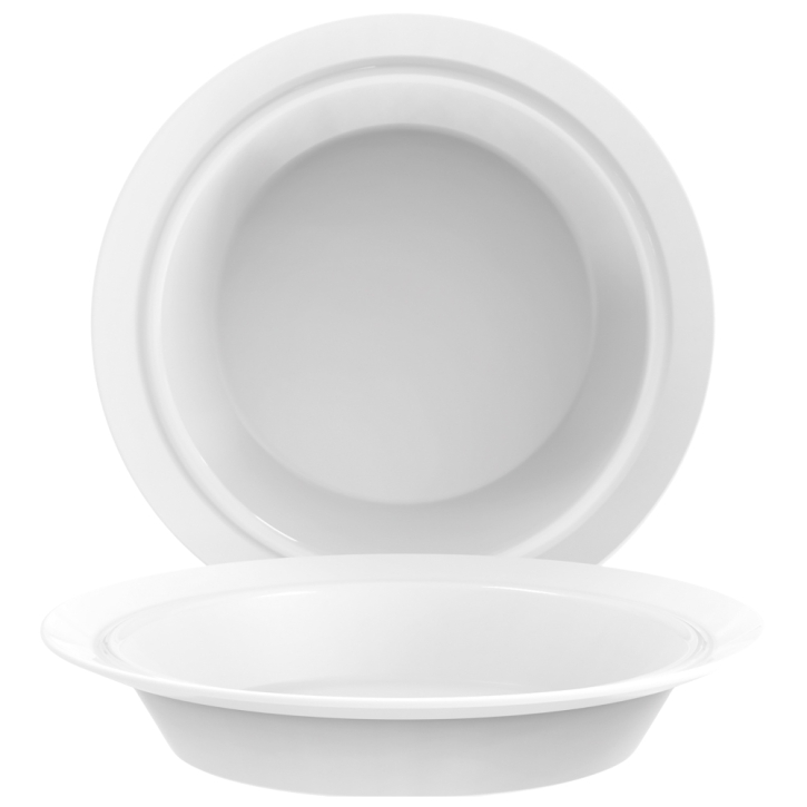 Autonomy Teller tief Ø 230 x 40 mm, Farbe Weiß