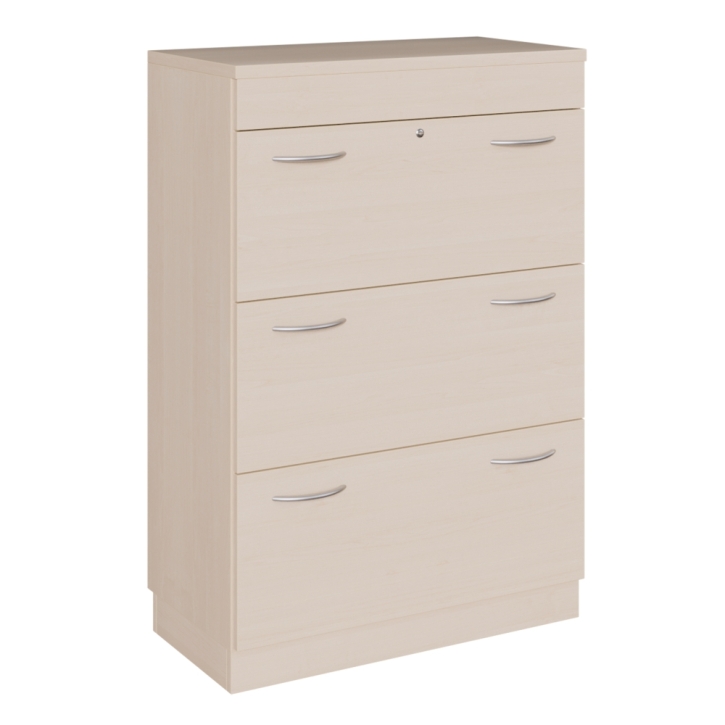 Hängeregistraturschrank mit 3 Ordnerhöhen, Breite 80 cm, HxT 118 x 42 cm