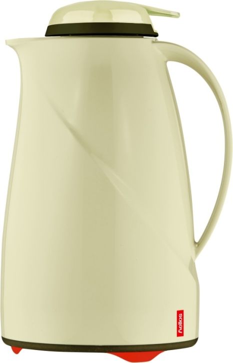 Helios Isolierkanne Wave Push, mit Drucktastenverschluss, 1,5 Liter, Vanille