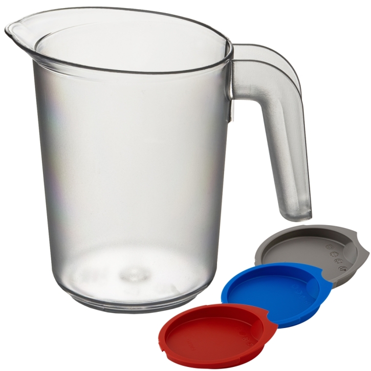 Kanne transparent mit Deckel, 0,5 Liter Kanne transparent mit Deckel, 0,5 Liter