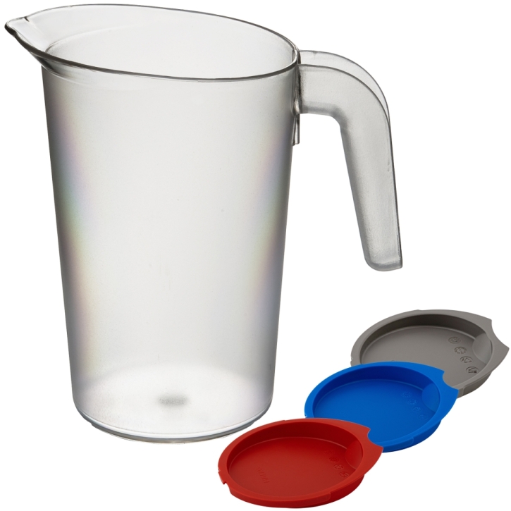 Kanne transparent mit Deckel, 1 Liter Kanne transparent mit Deckel, 1 Liter
