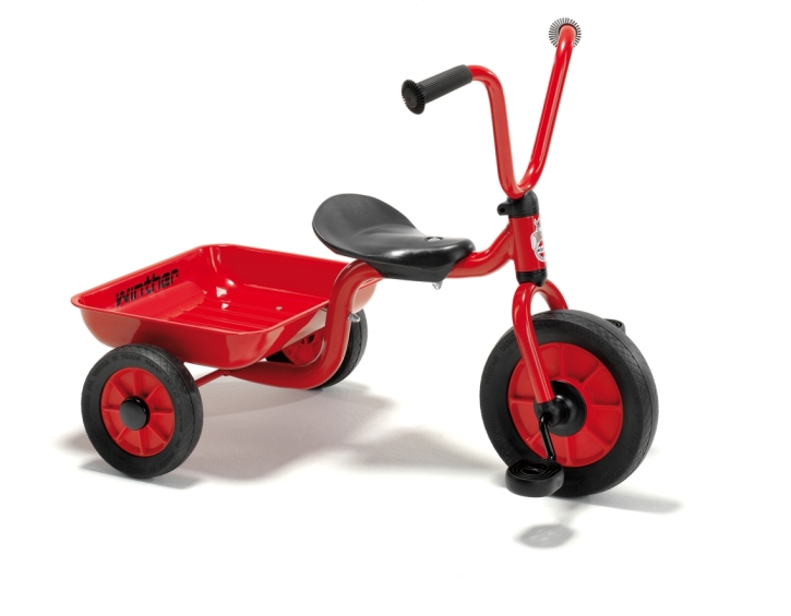 MINI VIKING Krippendreirad mit Wanne, rot MINI VIKING Krippendreirad mit Wanne, rot