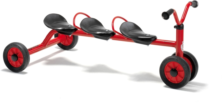 MINI VIKING Rutsch-Dreirad für drei Kinder MINI VIKING Rutsch-Dreirad für drei Kinder