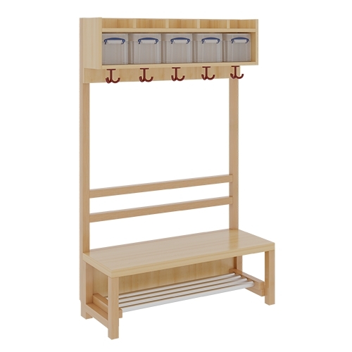 Komplettgarderobe inkl. Stütze ohne Dekorfüllung, 5 Plätze, B/H/T 100×130/158×39 cm (Ausführung wählen) Komplettgarderobe inkl. Stütze ohne Dekorfüllung, 5 Plätze, B/H/T 100×130/158×39 cm (Ausführung wählen)