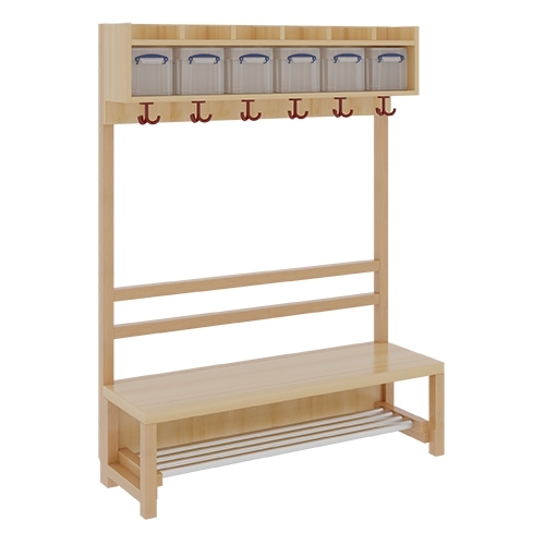 Komplettgarderobe inkl. Stütze ohne Dekorfüllung, 6 Plätze, B/H/T 120×130/158×39 cm (Ausführung wählen) Komplettgarderobe inkl. Stütze ohne Dekorfüllung, 6 Plätze, B/H/T 120×130/158×39 cm (Ausführung wählen)