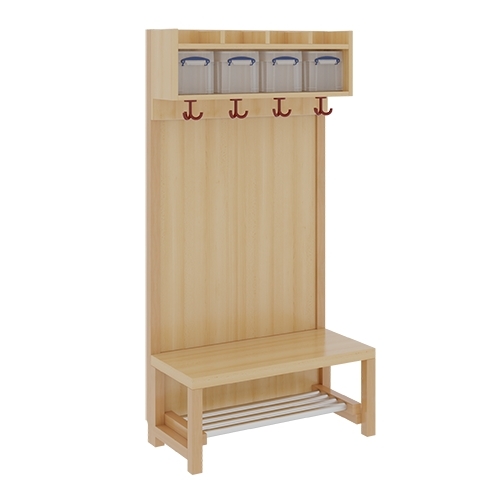 Komplettgarderobe inkl. Stütze mit Dekorfüllung, 4 Plätze, B/H/T 80×130/158×39 cm (Ausführung wählen) Komplettgarderobe inkl. Stütze mit Dekorfüllung, 4 Plätze, B/H/T 80×130/158×39 cm (Ausführung wählen)