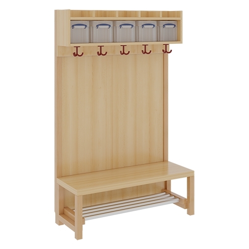Komplettgarderobe inkl. Stütze mit Dekorfüllung, 5 Plätze, B/H/T 100×130/158×39 cm (Ausführung wählen) Komplettgarderobe inkl. Stütze mit Dekorfüllung, 5 Plätze, B/H/T 100×130/158×39 cm (Ausführung wählen)