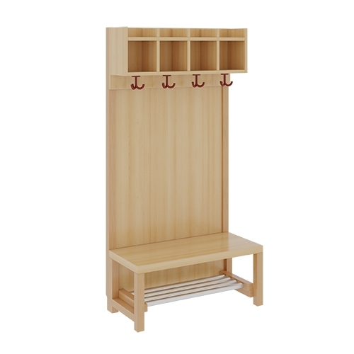 Komplettgarderobe inkl. Stütze mit Dekorfüllung, 4 Plätze, B/H/T 80×130/158×39 cm (Ausführung wählen) Komplettgarderobe inkl. Stütze mit Dekorfüllung, 4 Plätze, B/H/T 80×130/158×39 cm (Ausführung wählen)