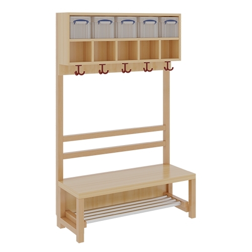 Komplettgarderobe inkl. Stütze ohne Dekorfüllung, 5 Plätze, B/H/T 100×158×39 cm (Ausführung wählen) Komplettgarderobe inkl. Stütze ohne Dekorfüllung, 5 Plätze, B/H/T 100×158×39 cm (Ausführung wählen)