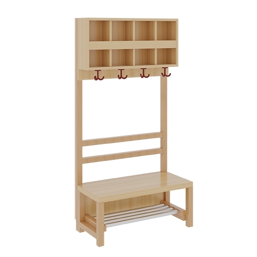 Komplettgarderobe inkl. Stütze ohne Dekorfüllung, 4 Plätze, B/H/T 80×158×39 cm (Ausführung wählen) Komplettgarderobe inkl. Stütze ohne Dekorfüllung, 4 Plätze, B/H/T 80×158×39 cm (Ausführung wählen)