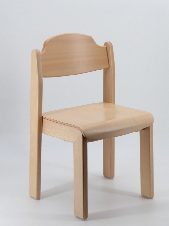 Stapelstuhl PHIL 31 cm, Kunststoffgleiter