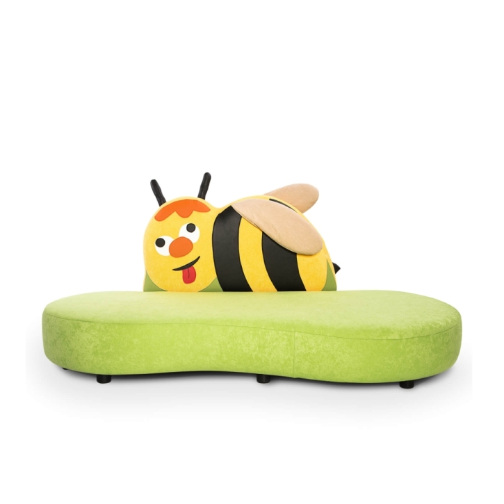 Kindersofa Biene - niedriges Bienen-Sofa für Krippe & Kita Kindersofa Biene - niedriges Bienen-Sofa für Krippe & Kita