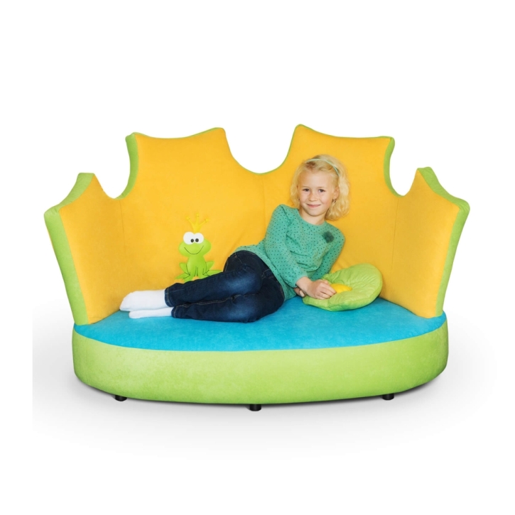 Kindersofa Froschkönig - märchenhaftes Kuschelsofa für Krippe & Kita Kindersofa Froschkönig - märchenhaftes Kuschelsofa für Krippe & Kita