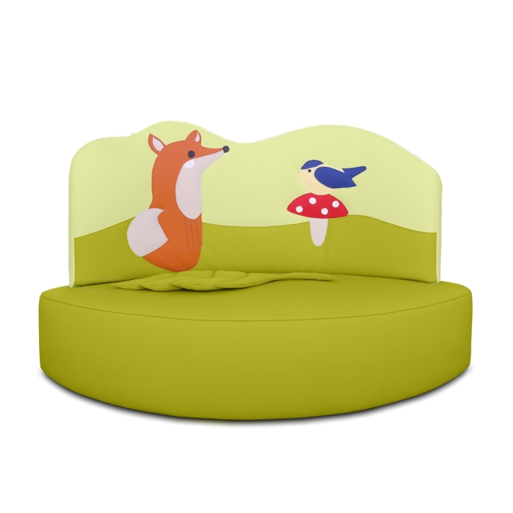Kindersofa Fuchs - niedriges Kuschelsofa für Krippe & Kita Kindersofa Fuchs - niedriges Kuschelsofa für Krippe & Kita
