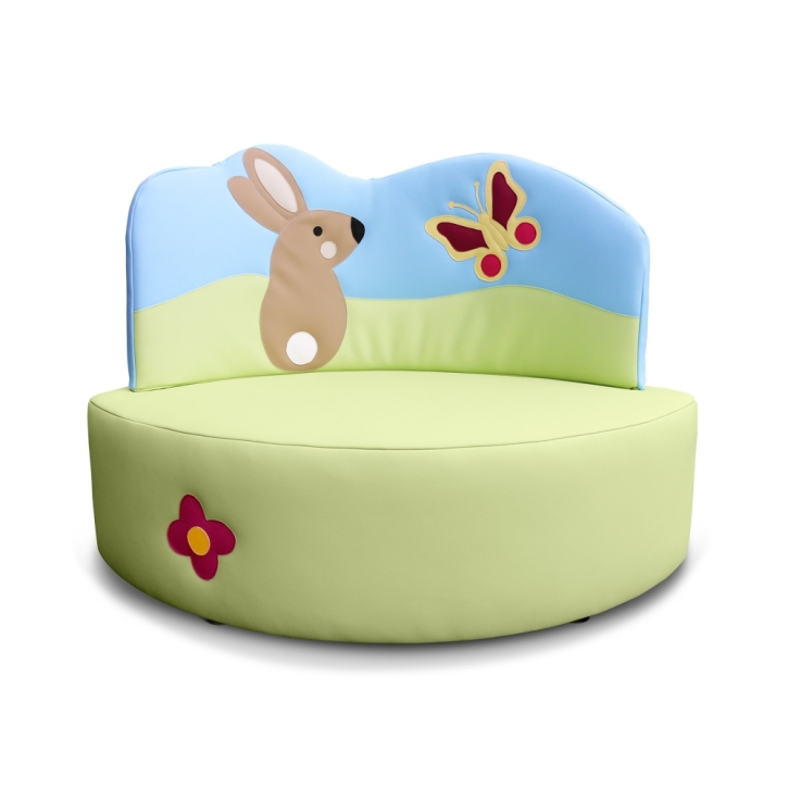 Kindersofa Hase - höheres Kuschelsofa für Kindergarten & Vorschule Kindersofa Hase - höheres Kuschelsofa für Kindergarten & Vorschule