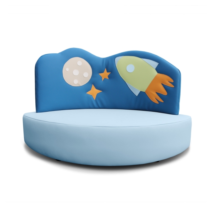 Kindersofa Rakete - niedriges Kuschelsofa für Krippe & Kita Kindersofa Rakete - niedriges Kuschelsofa für Krippe & Kita