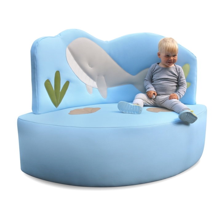 Kindersofa Wal - höheres Kuschelsofa für Kindergarten & Vorschule Kindersofa Wal - höheres Kuschelsofa für Kindergarten & Vorschule