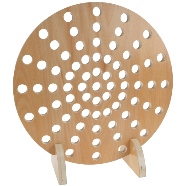 Quadratischer Lochrahmen für Acryl-Zylinder, 45 x 17,5 x 47 cm