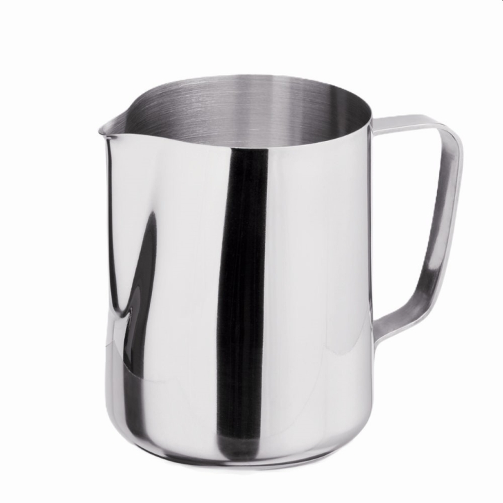 (4) Milchgießer 1,25 Liter, Ø 120 x H 160 mm, Edelstahl