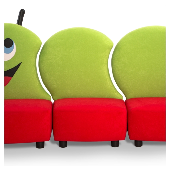 Mittelmodul Räupchen - erweiterungselement für Kindersofa Räupchen Mittelmodul Räupchen - erweiterungselement für Kindersofa Räupchen