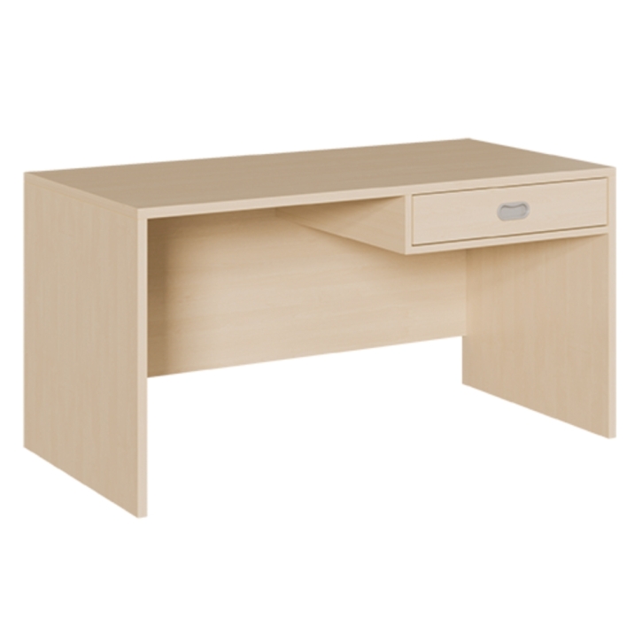 Wangenschreibtisch mit Schub, B/H/T 140 x 72 x 70 cm