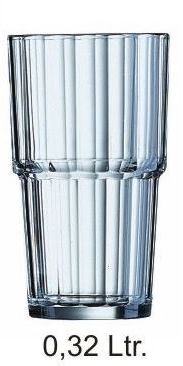"Norvege" Stapelglas 0,32 Liter, Ø 74 x H 125 mm