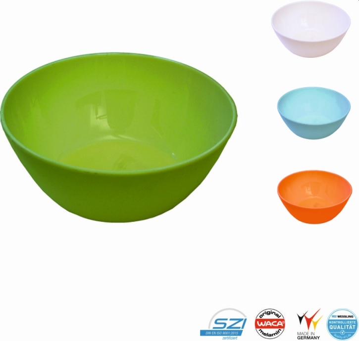 Schüsseln, 400 ml, aus PBT, Ø 12,5 cm, H 4,5 cm, kiwigrün Schüsseln, 400 ml, aus PBT, Ø 12,5 cm, H 4,5 cm, kiwigrün